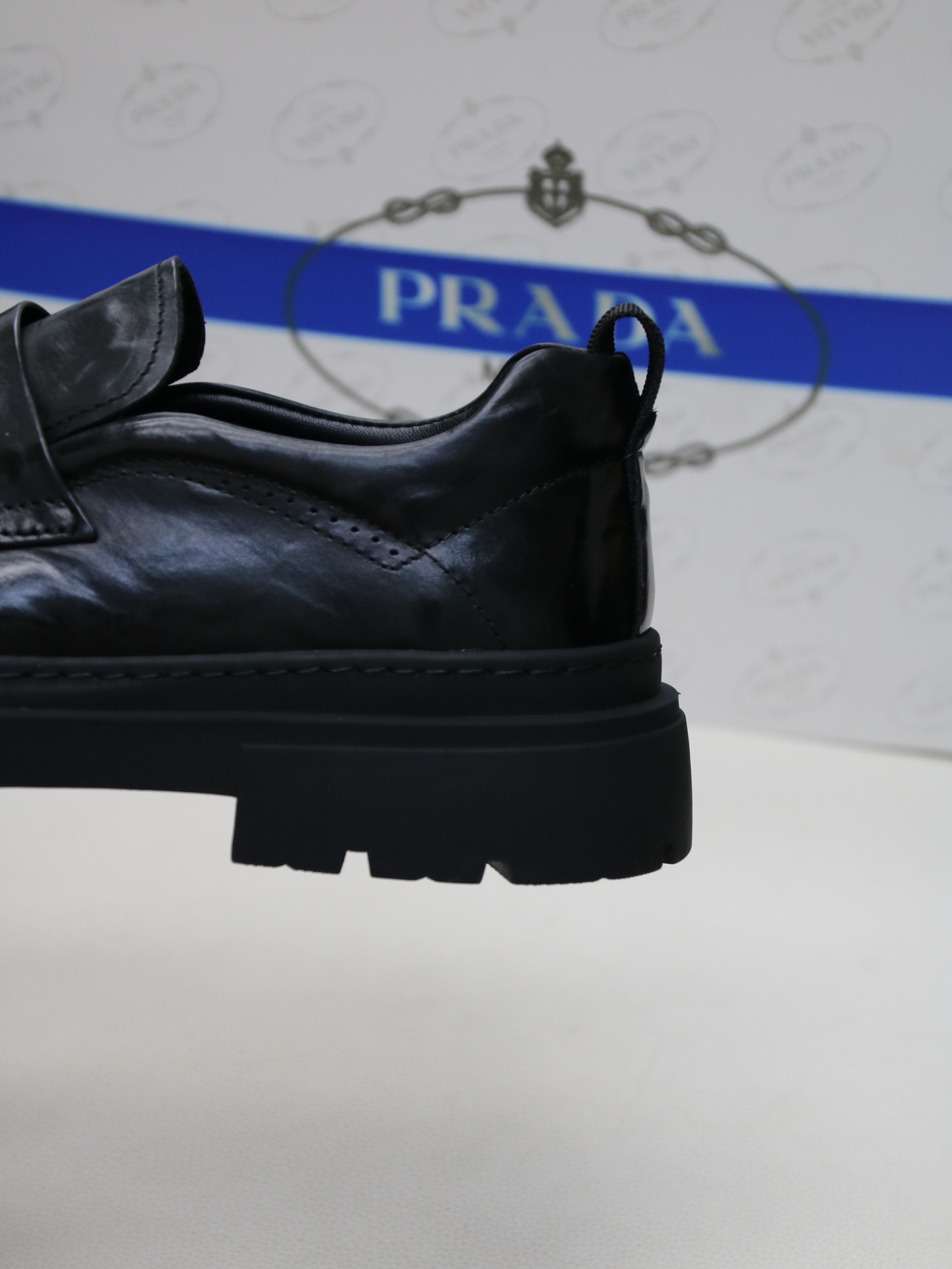 PRADA Black Leather Casual - Formal PCL5 - Image 2