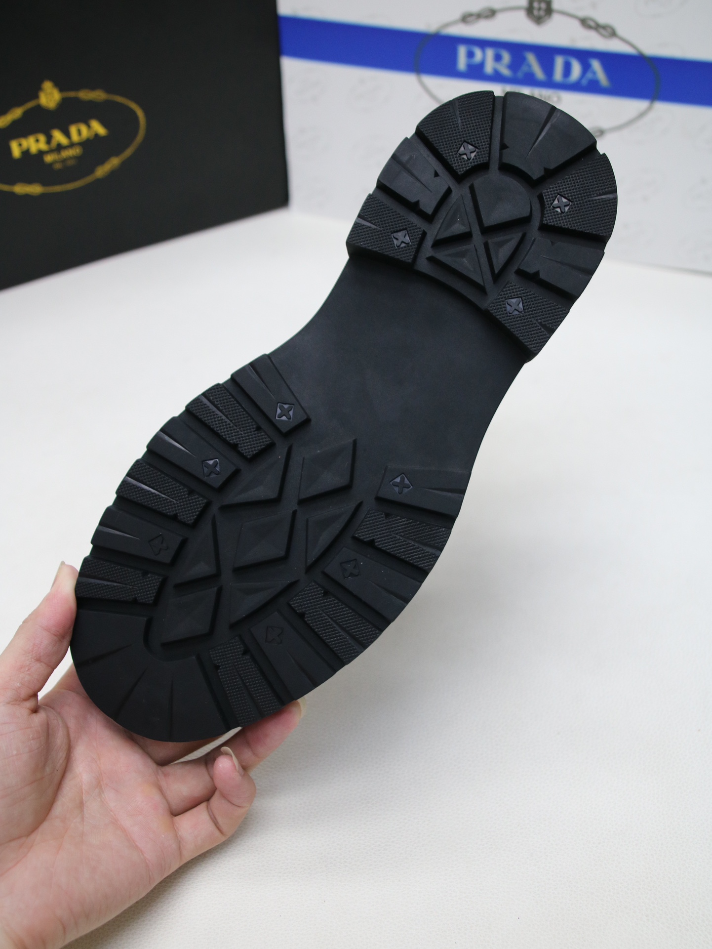 PRADA Black Leather Casual - Formal PCL5 - Image 3