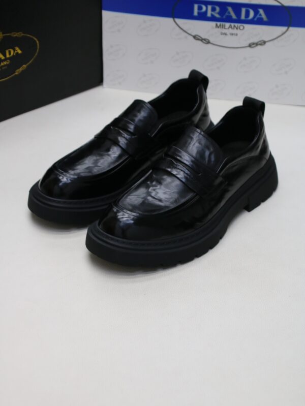 PRADA Black Leather Casual - Formal PCL5 - Image 8