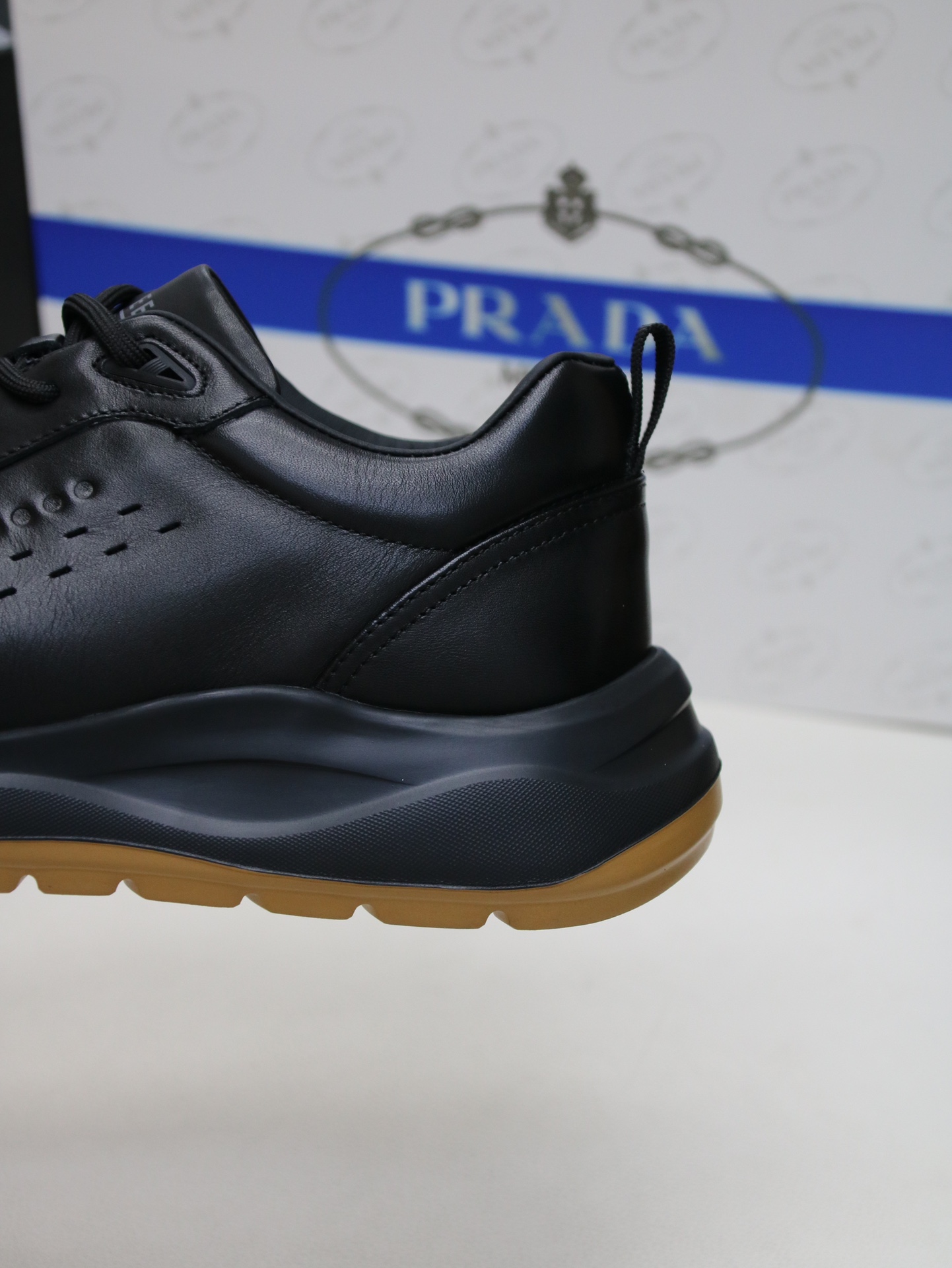 PRADA Lace Black Leather - Formal PCL7 - Image 2
